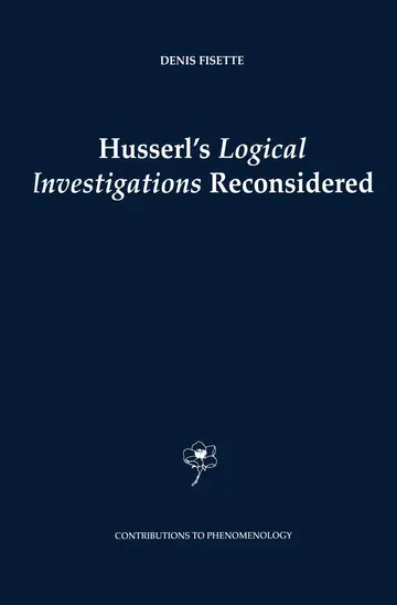 Cover of Husserl's Logical Investigations Reconsidered