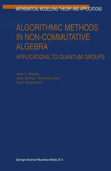 Cover of Algorithmic Methods in Non-commutative Algebra