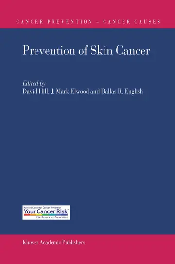 Cover of Prevention of Skin Cancer