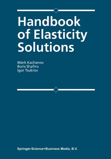 Cover of Handbook of Elasticity Solutions