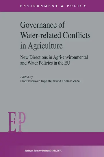 Cover of Governance of Water-related Conflicts in Agriculture