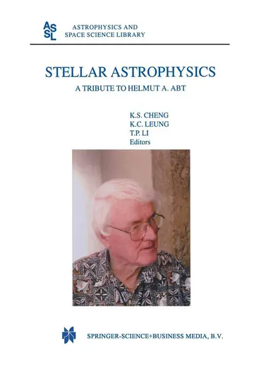 Cover of Stellar Astrophysics - a Tribute to Helmut A. Abt