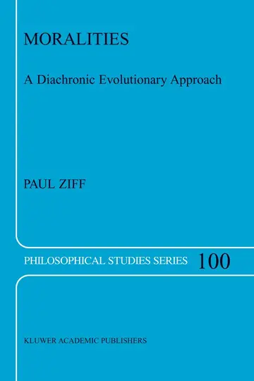 Cover of Moralities