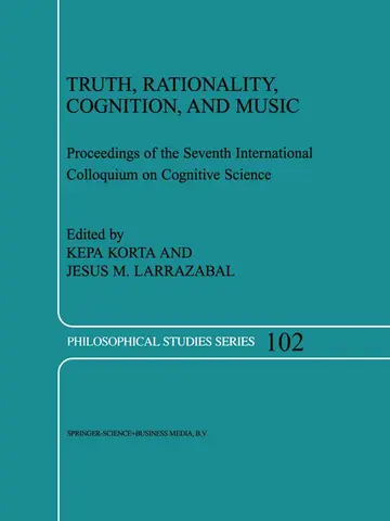 Cover of Truth, Rationality, Cognition, and Music