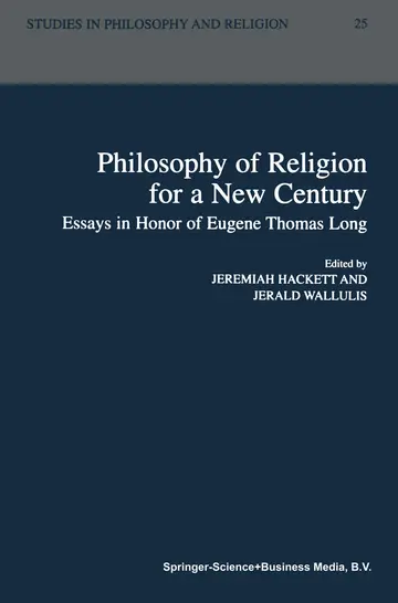 Cover of Philosophy of Religion for a New Century