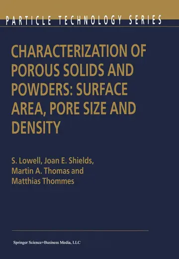 Cover of Characterization of Porous Solids and Powders
