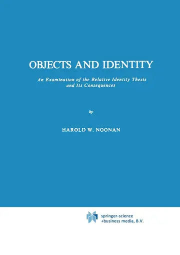 Cover of Objects and Identity