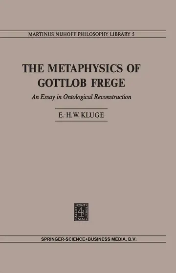 Cover of The Metaphysics of Gottlob Frege