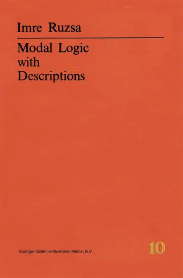 Cover of Modal Logic with Descriptions