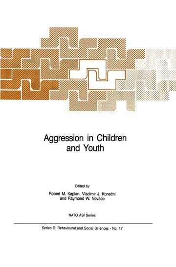 Cover of Aggression in Children and Youth