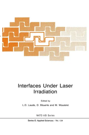Cover of Interfaces Under Laser Irradiation