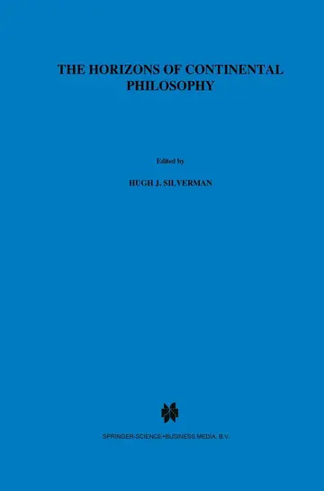 Cover of The Horizons of Continental Philosophy