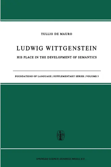 Cover of Ludwig Wittgenstein