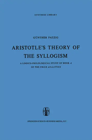 Cover of Aristotle's Theory of the Syllogism