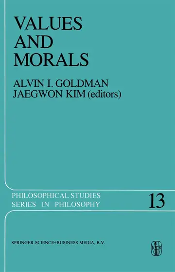 Cover of Values and Morals