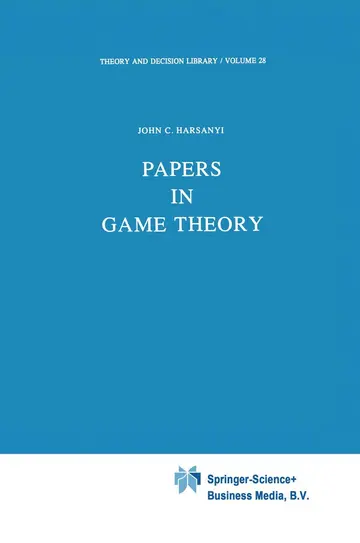 Cover of Papers in Game Theory