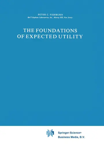 Cover of The Foundations of Expected Utility
