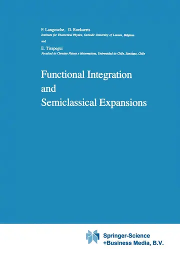 Cover of Functional Integration and Semiclassical Expansions