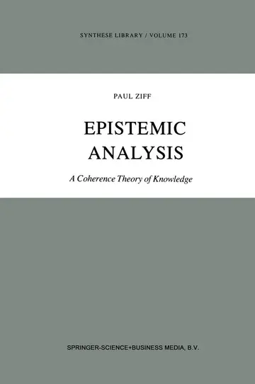 Cover of Epistemic Analysis