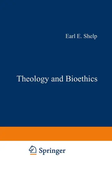 Cover of Theology and Bioethics