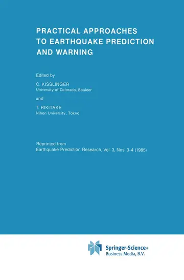 Cover of Practical Approaches to Earthquake Prediction and Warning