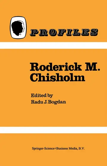 Cover of Roderick M. Chisholm