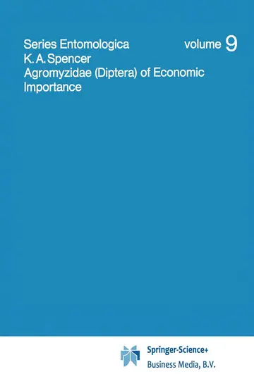 Cover of Agromyzidae Diptera of Economic Importance
