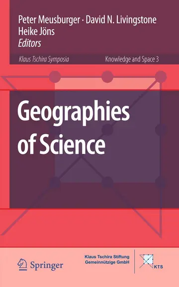 Cover of Geographies of Science