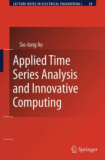 Cover of Applied Time Series Analysis and Innovative Computing