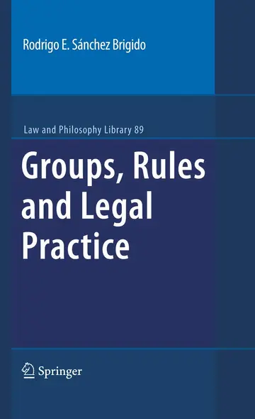 Cover of Groups, Rules and Legal Practice