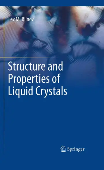 Cover of Structure and Properties of Liquid Crystals