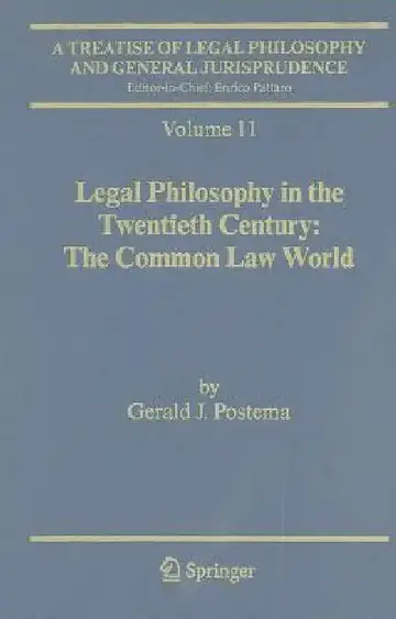 Cover of Legal Philosophy in the Twentieth Century