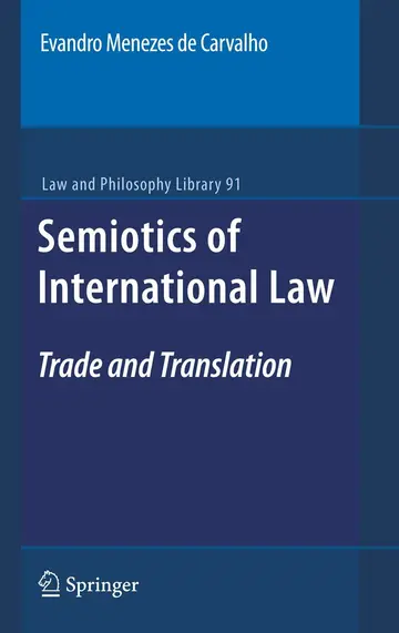 Cover of Semiotics of International Law