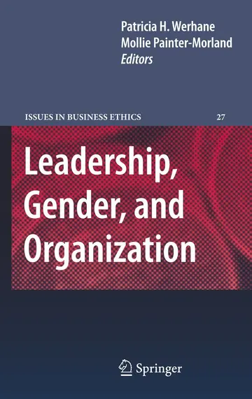Cover of Leradership, Gender, and Organization
