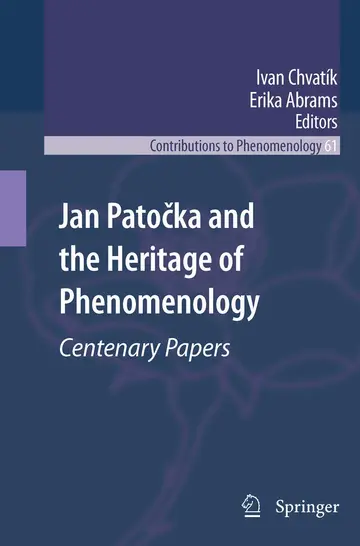 Cover of Jan Patocka and the Heritage of Phenomenology