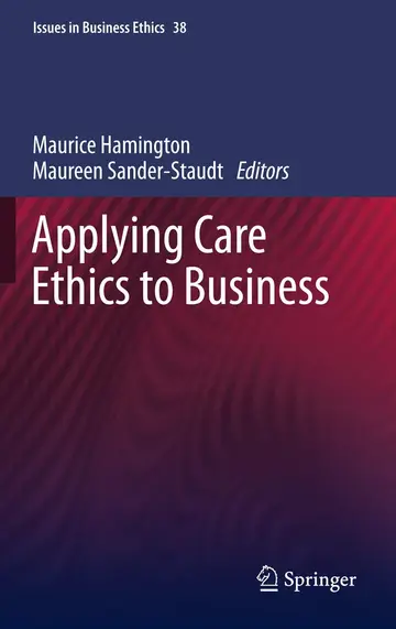 Cover of Applying Care Ethics to Business