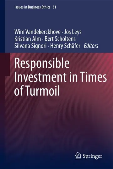 Cover of Responsible Investing in Times of Turmoil
