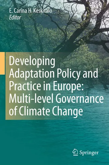 Cover of Developing Adaptation Policy and Practice in Europe