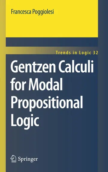 Cover of Gentzen Calculi for Modal Propositional Logic