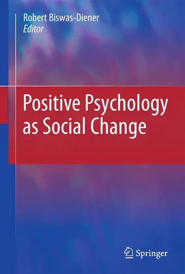 Cover of Positive Psychology as Social Change