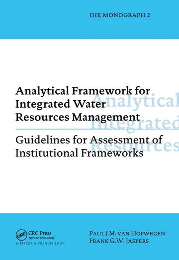 Cover of Analytical Framework for Integrated Water Resources Management