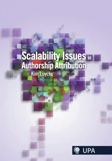Cover of Scalability Issues in Authorship Attribution