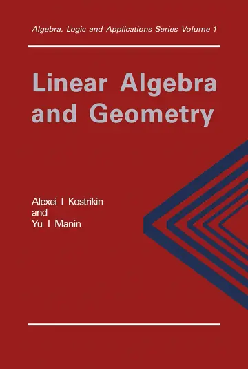 Cover of Linear Algebra and Geometry 1