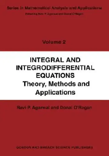 Cover of Integral and Integrodifferential Equations