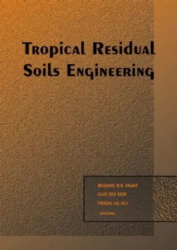 Cover of Tropical Residual Soils Engineering