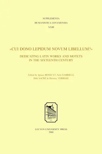 Cover of "Cui dono lepidum novum libellum?"