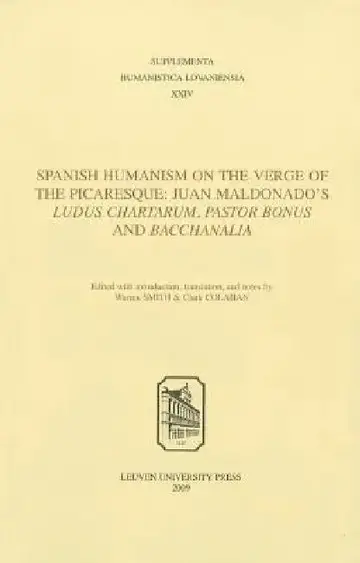 Cover of Spanish Humanism on the Verge of the Picaresque