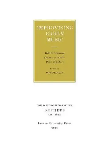 Cover of Improvising Early Music