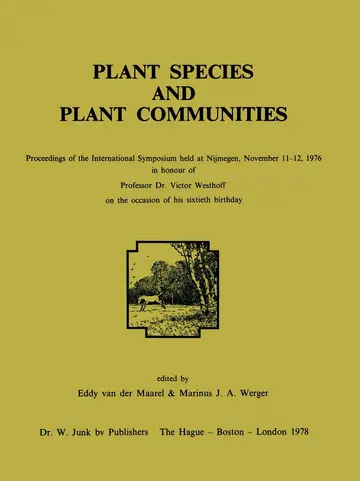 Cover of Plant Species and Plant Communities