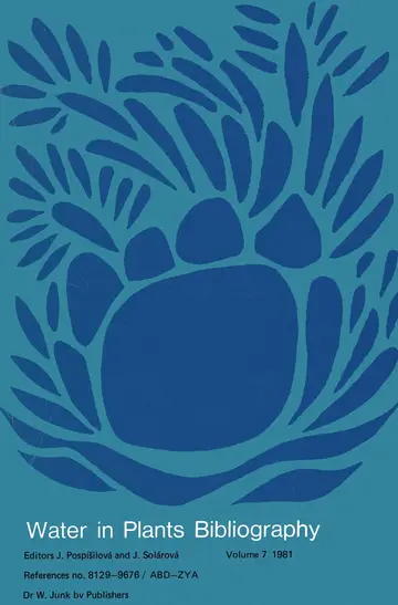 Cover of Water-in-Plants Bibliography 1981